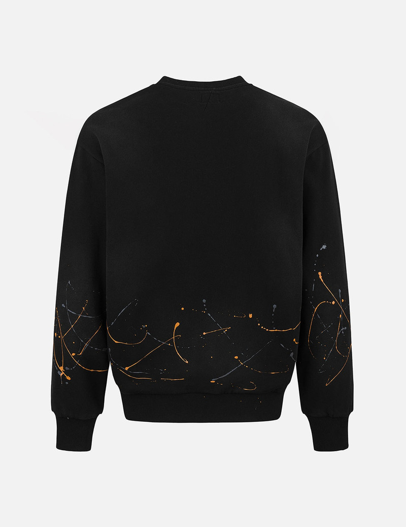 EVISU Logo and Seagull Print Relax Fit Sweatshirts outlook