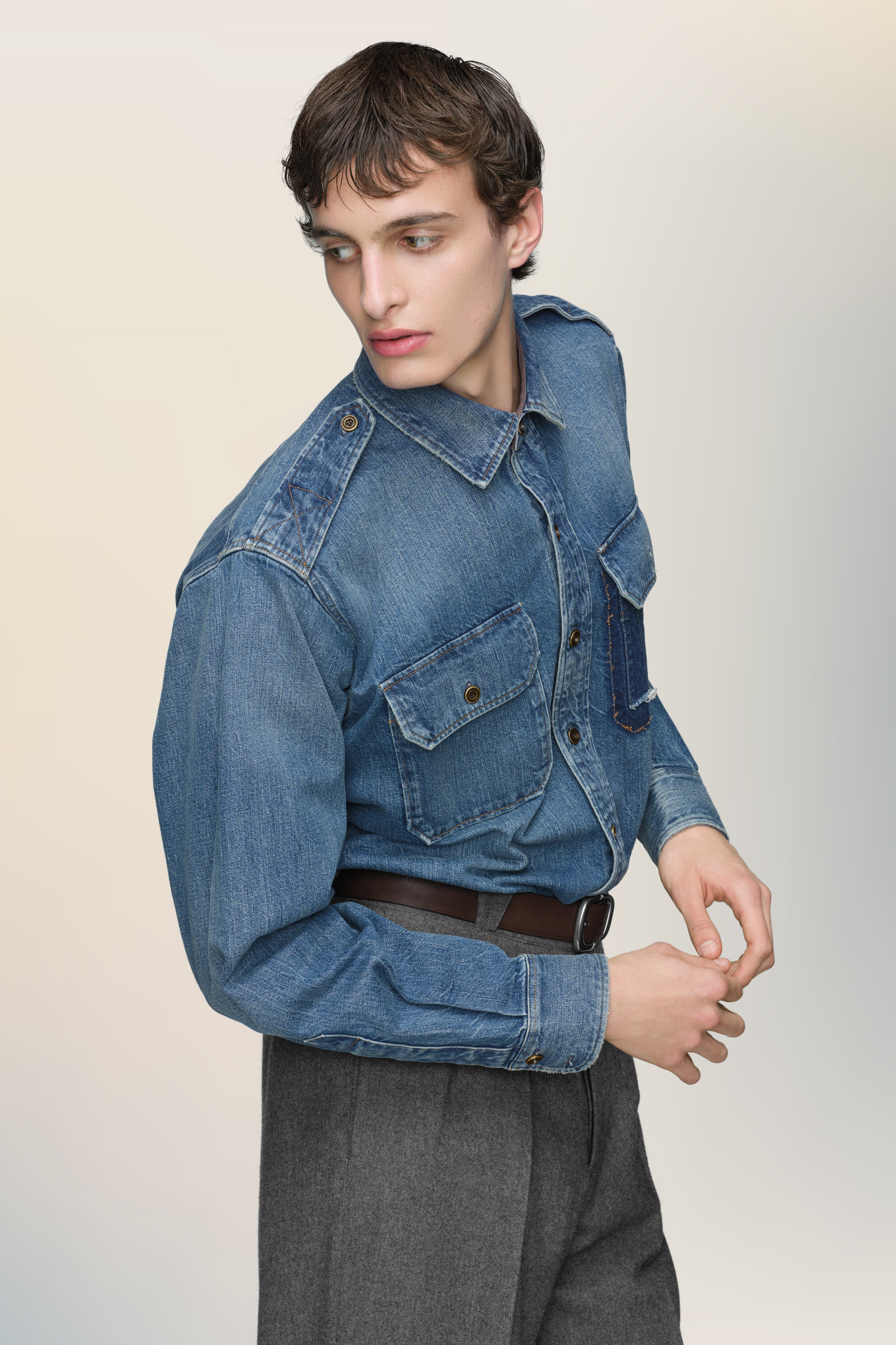 Denim shirt - 4
