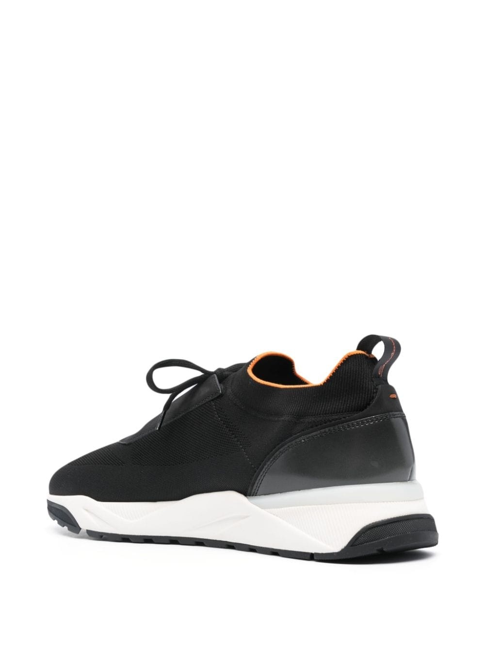 knitted panelled sneakers - 3