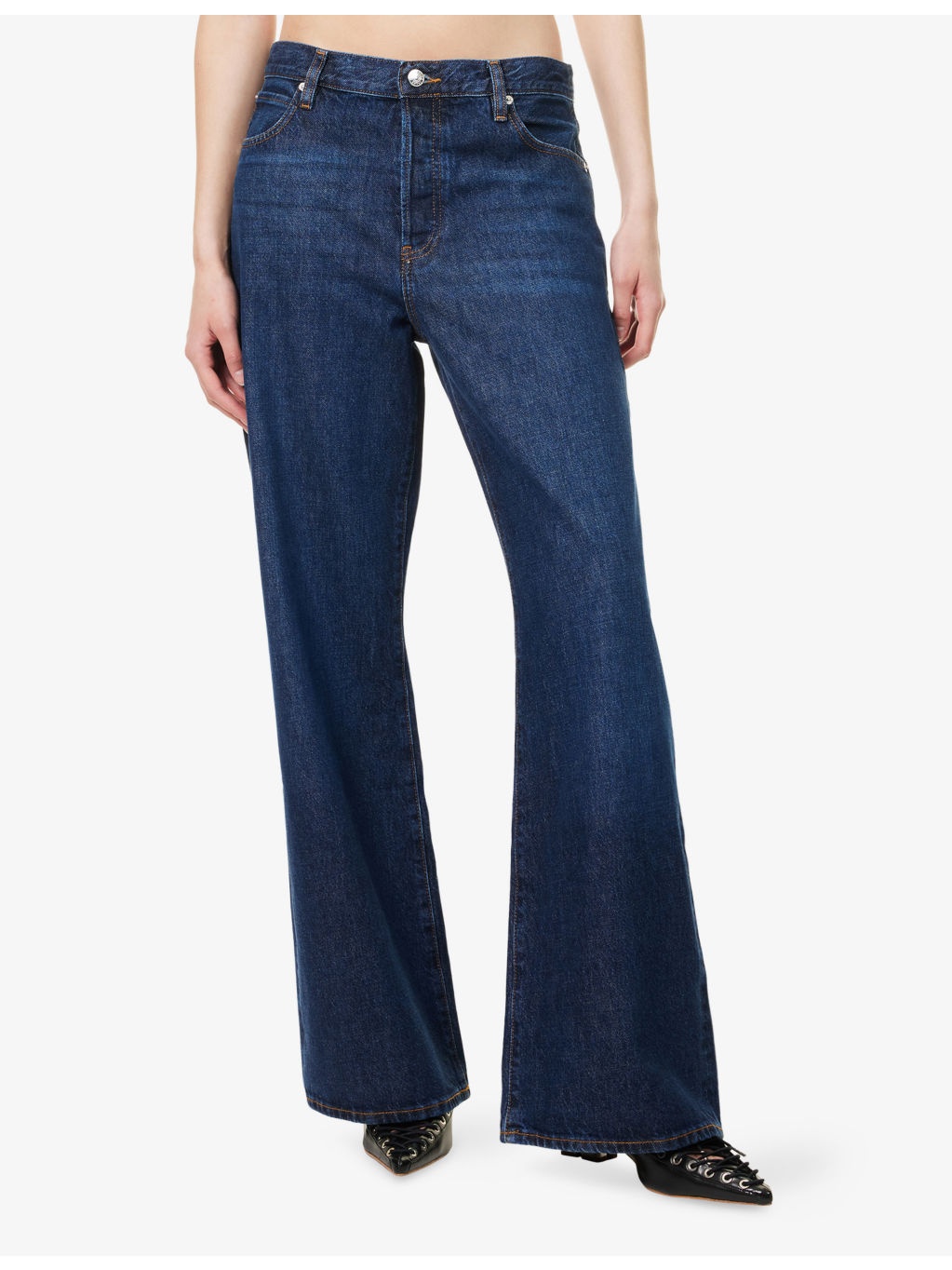 The Loose Wide-Leg Denim Jeans - 3