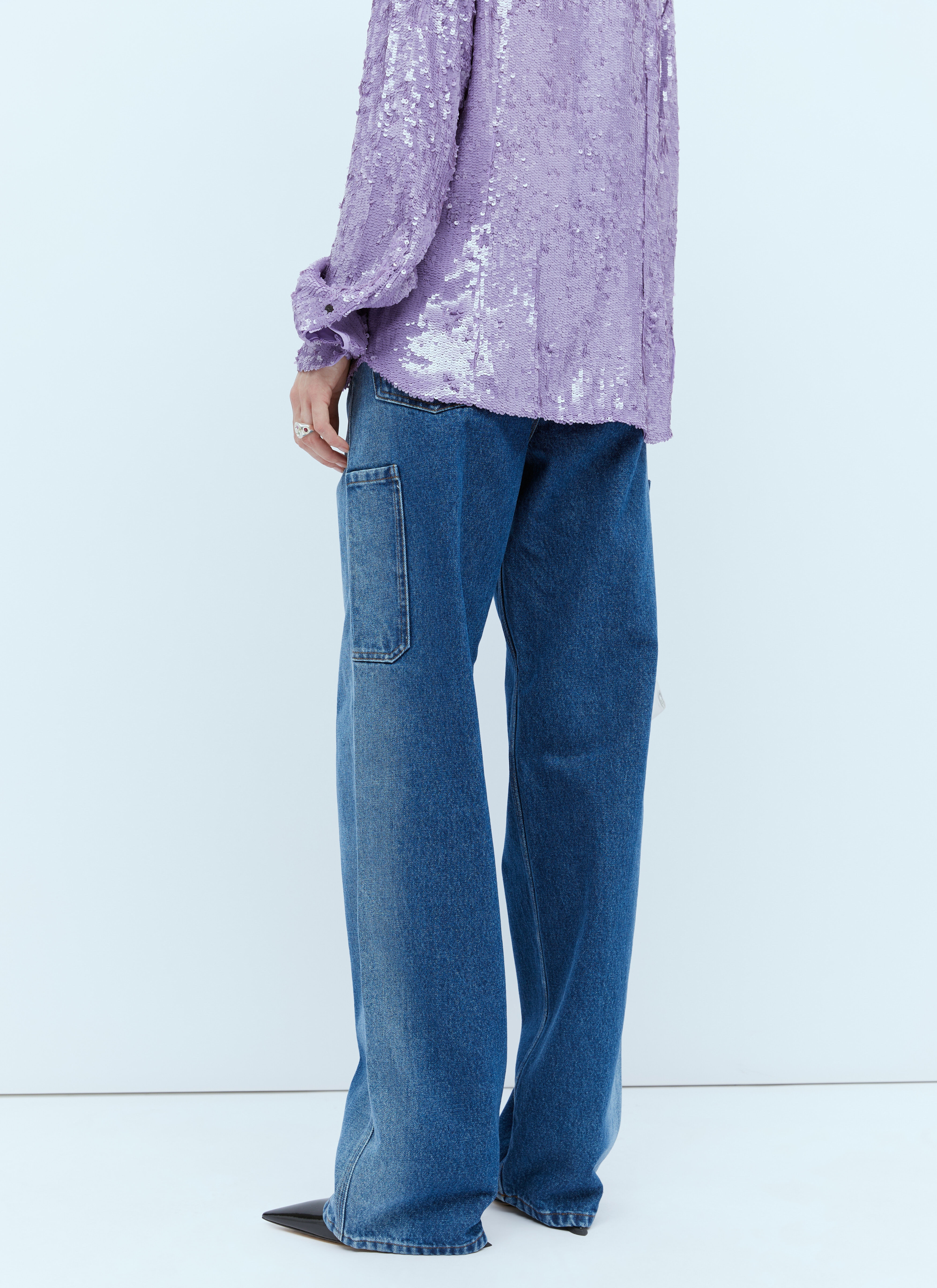 Straight Leg Jeans - 5