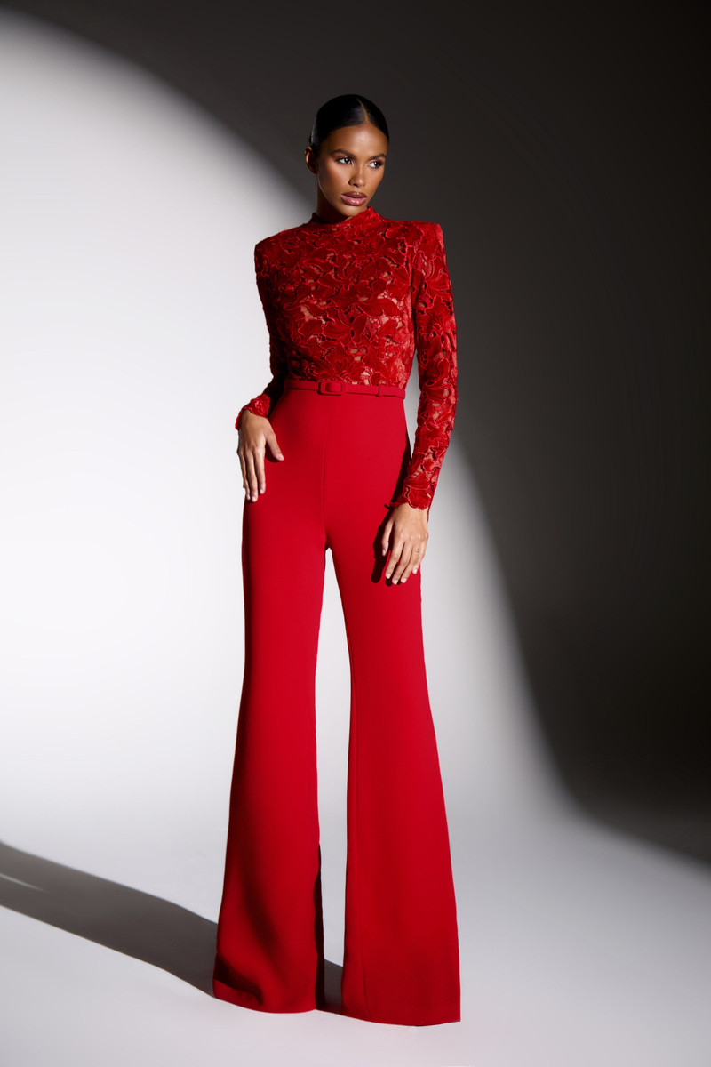 Eleanor Red Jumpsuit 6