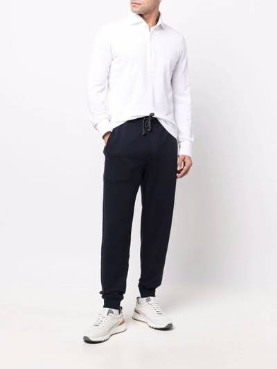 Brunello Cucinelli classic drawstring joggers outlook