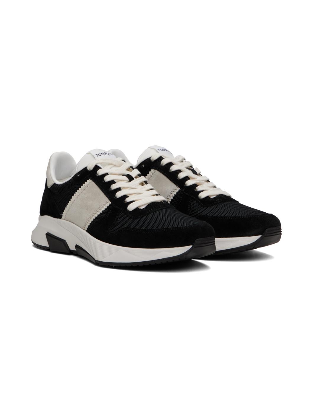 Black & Gray Jagga Sneakers - 4