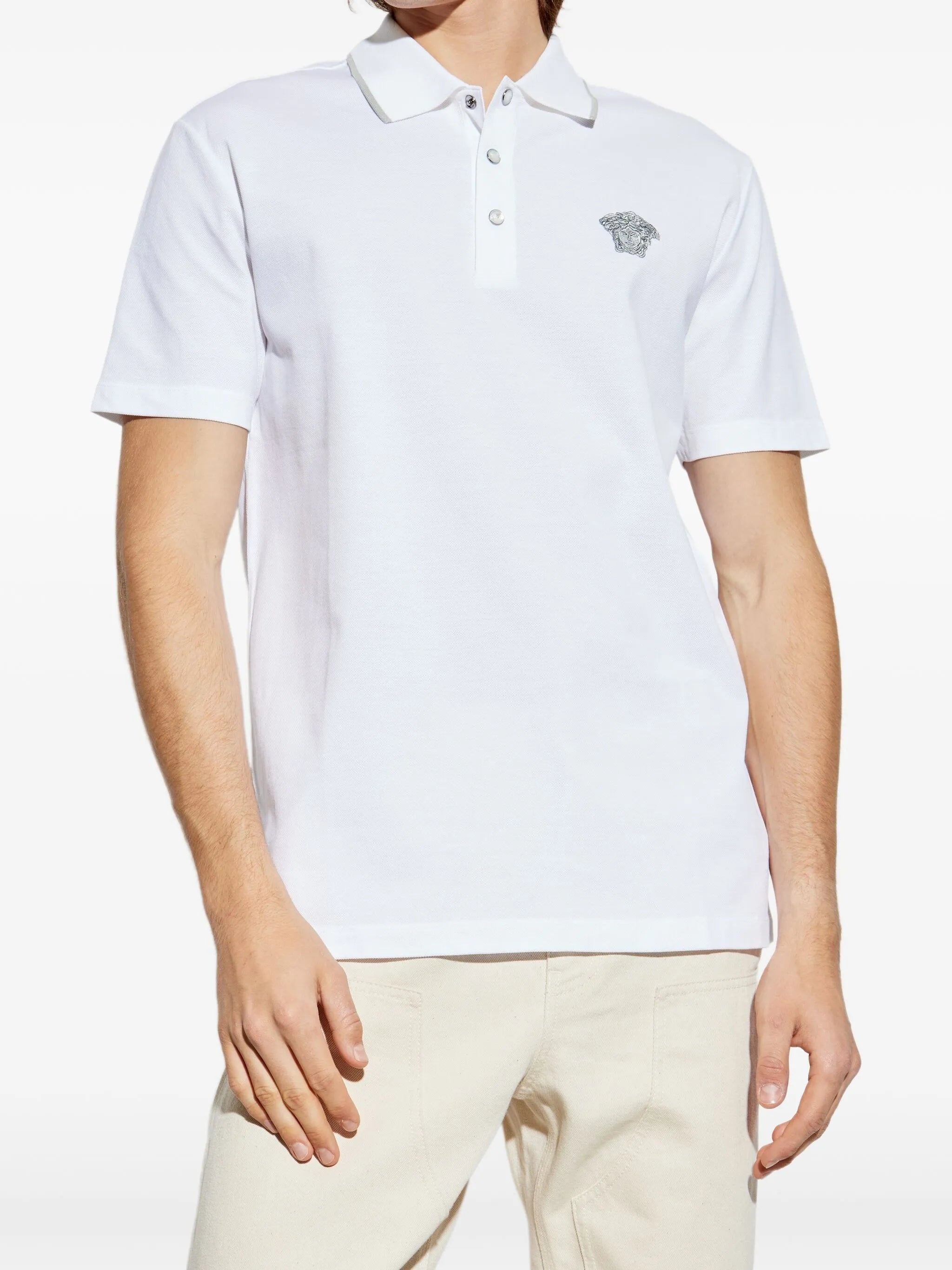 Logo-embroidered Polo Shirt - 4