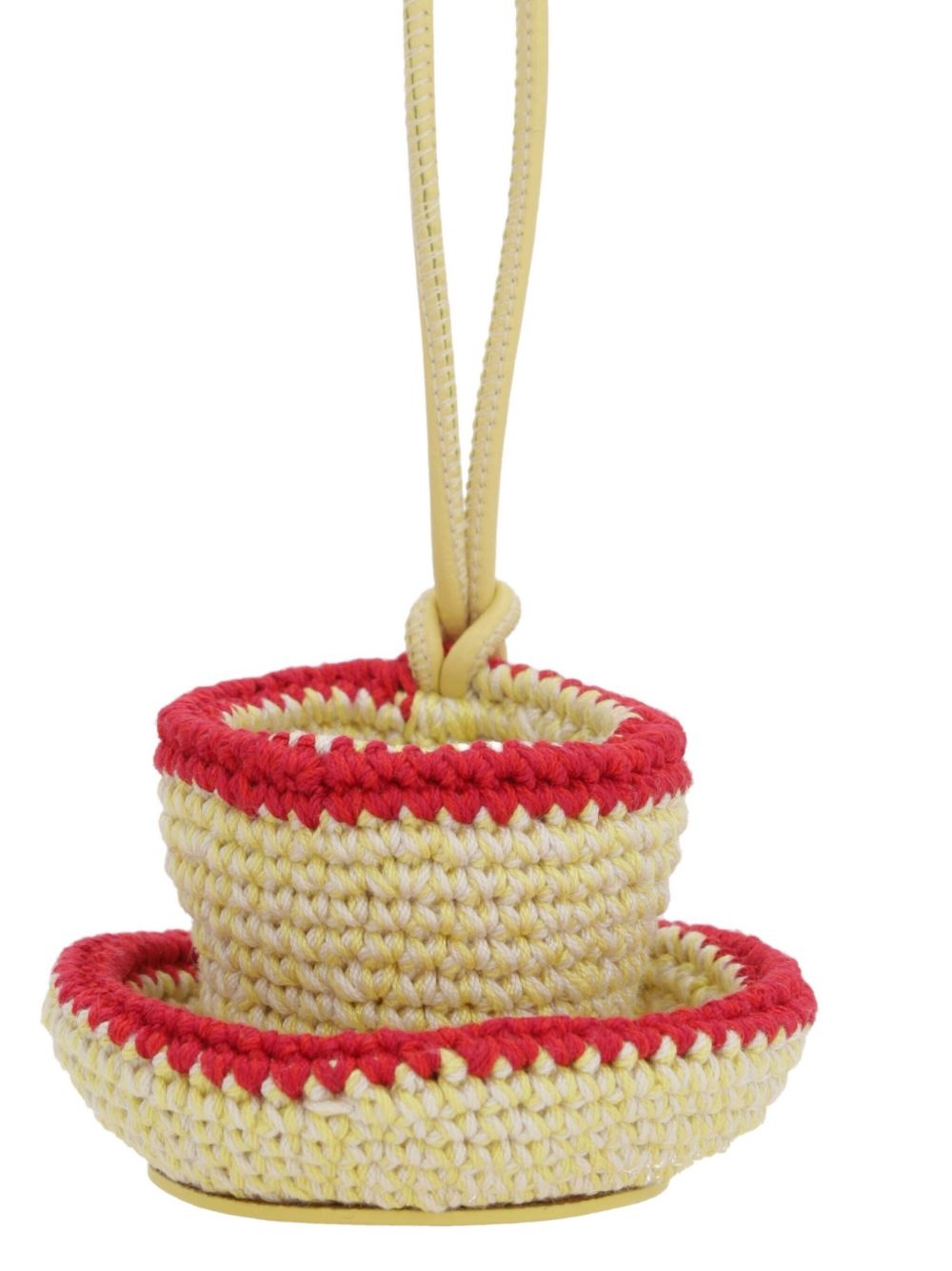 tea cup-pendant bag strap - 3