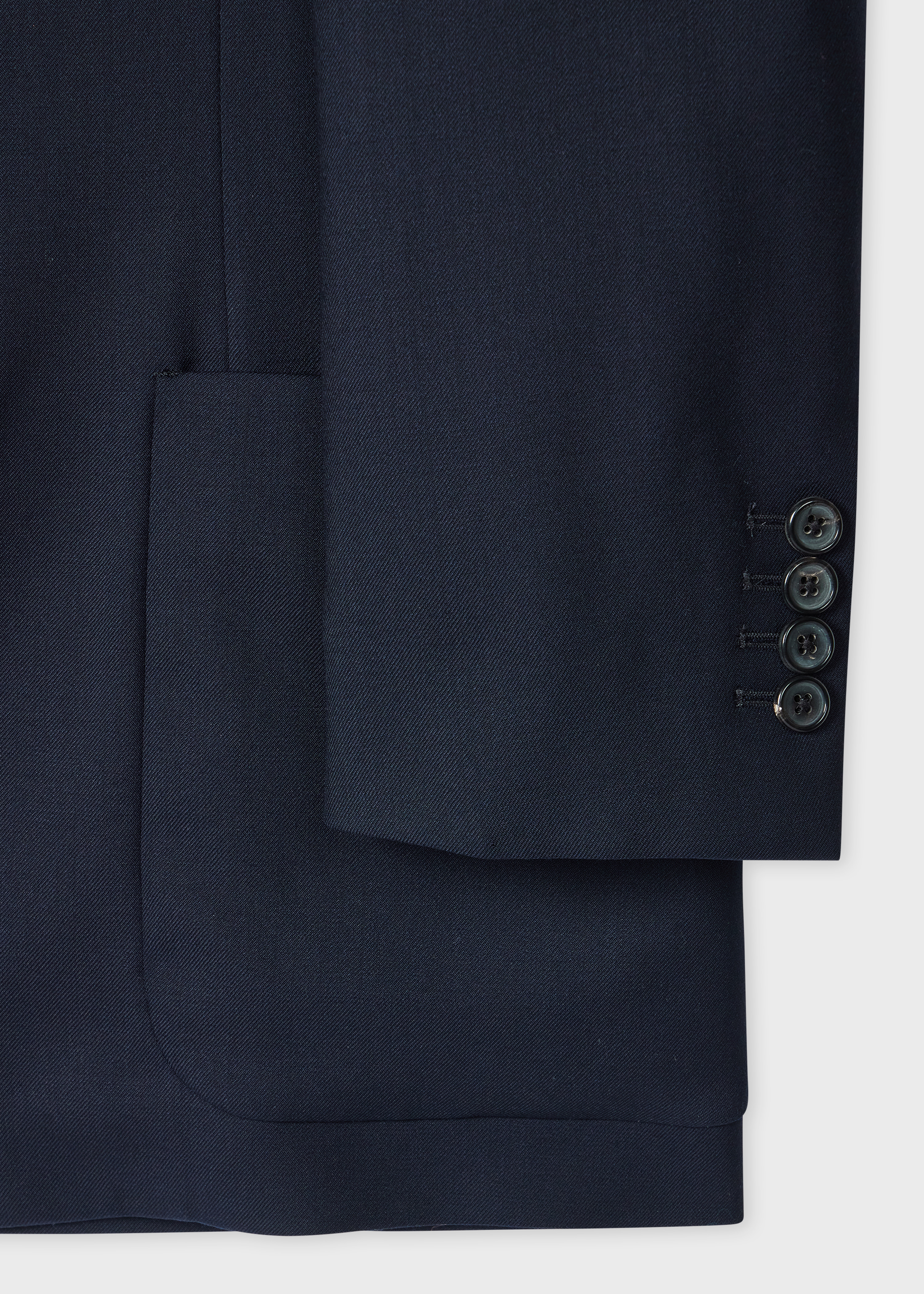 A Suit To Travel In - Navy Wool Unlined Suit - 3