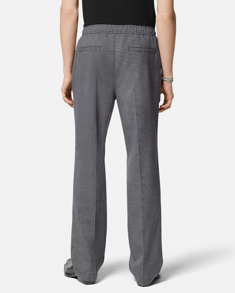 Houndstooth 모직 바지 5