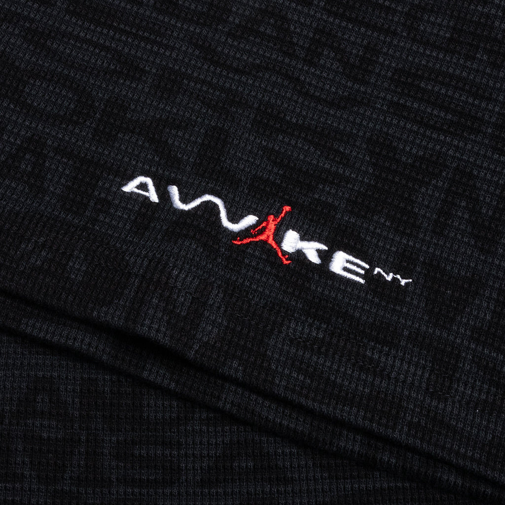 JORDAN X AWAKE NY THERMAL LONG SLEEVE TOP - BLACK/WHITE/UNIVERSITY RED - 4