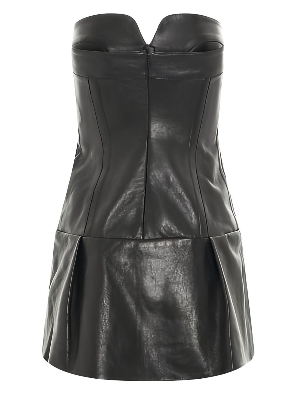 leather mini dress - 3