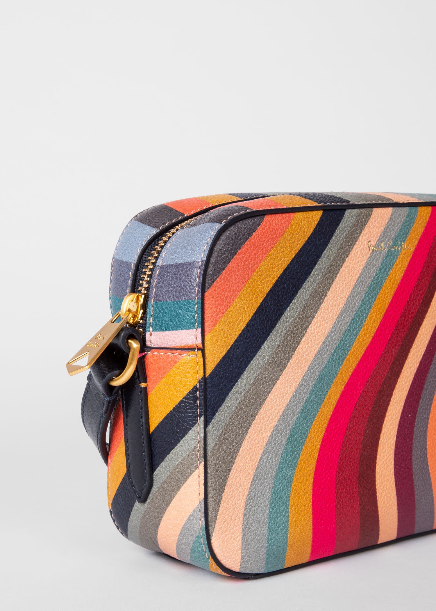 Paul Smith Swirl Print Leather Hobo Bag - Paul Smith