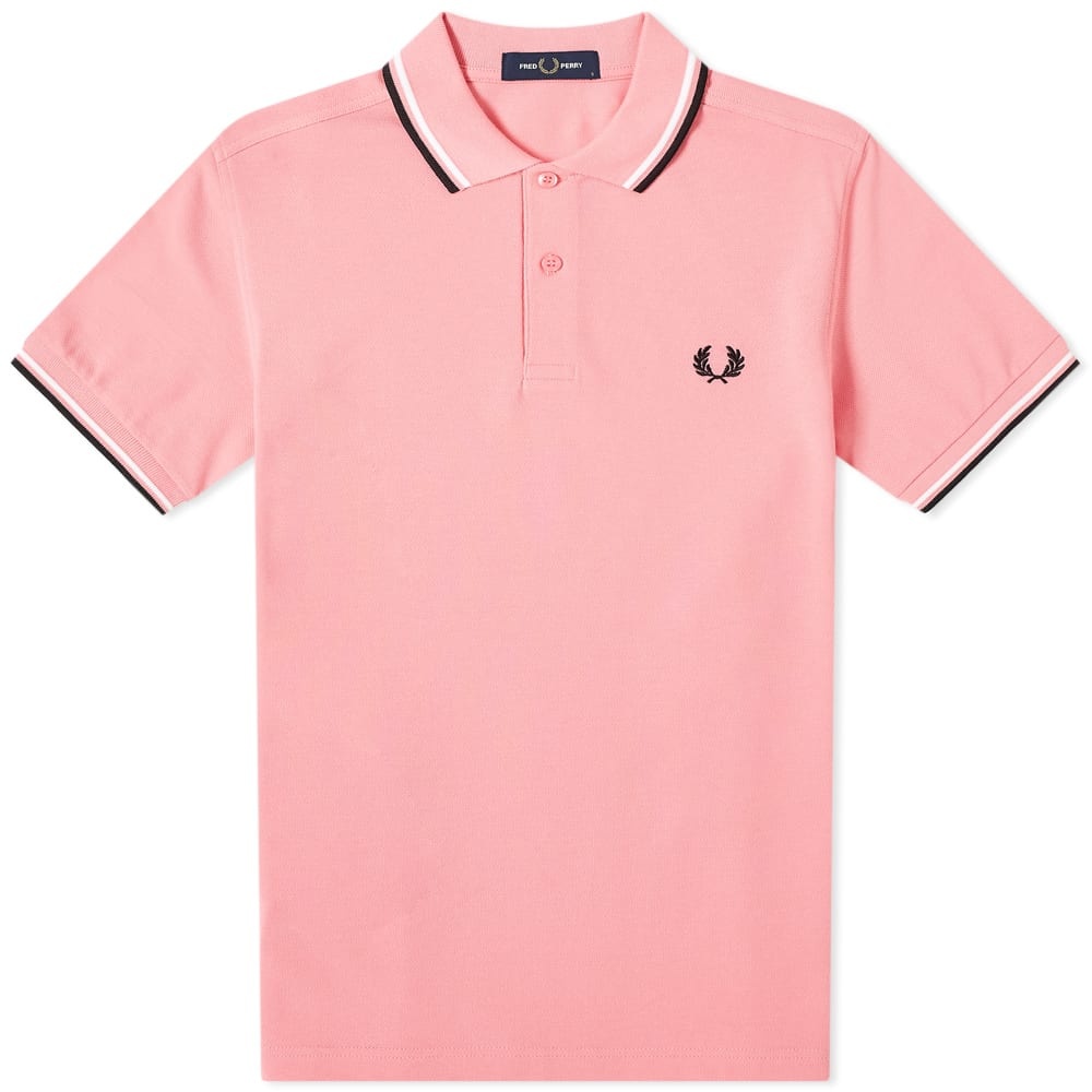 Fred Perry Authentic Slim Fit Twin Tipped Polo - 1