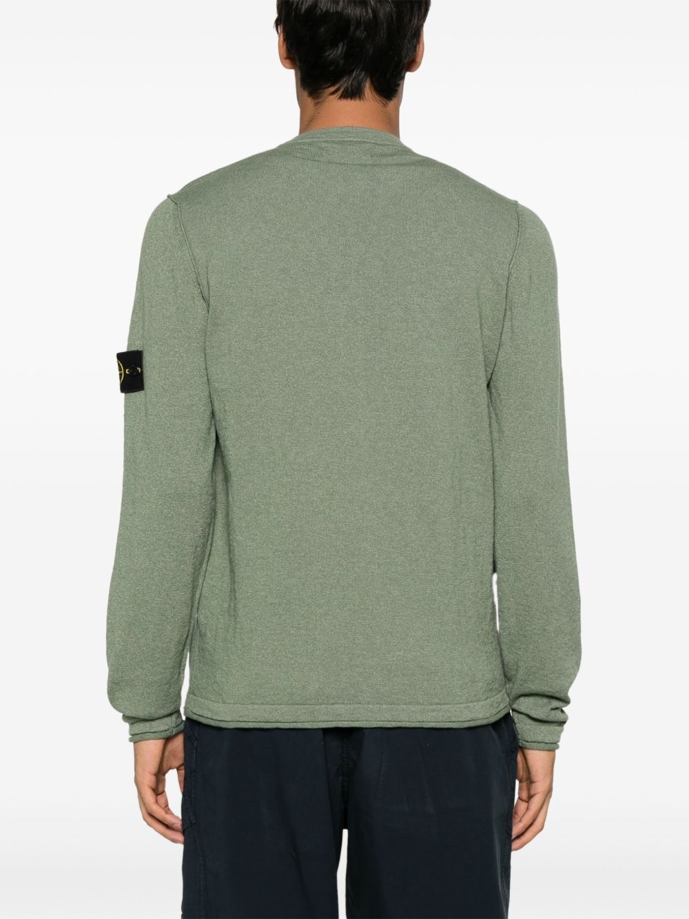 Compass-badge sweater - 4