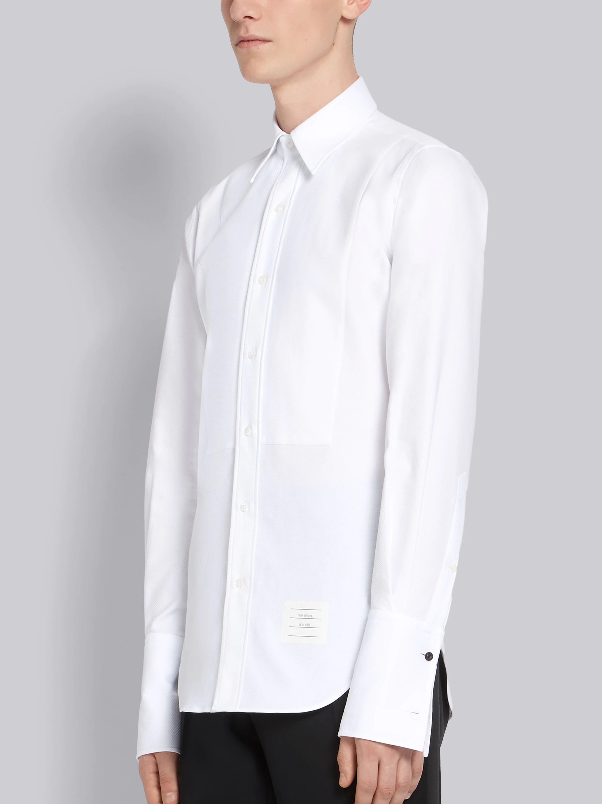 Button-Down Piqué Tux Shirt - 2