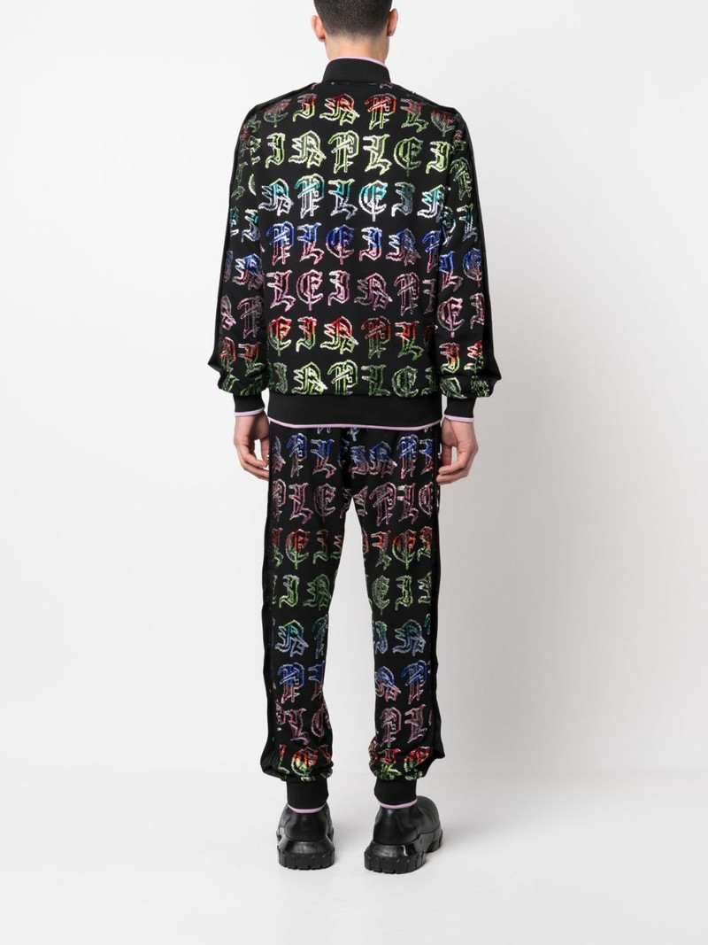 gothic logo-print tracksuit 4