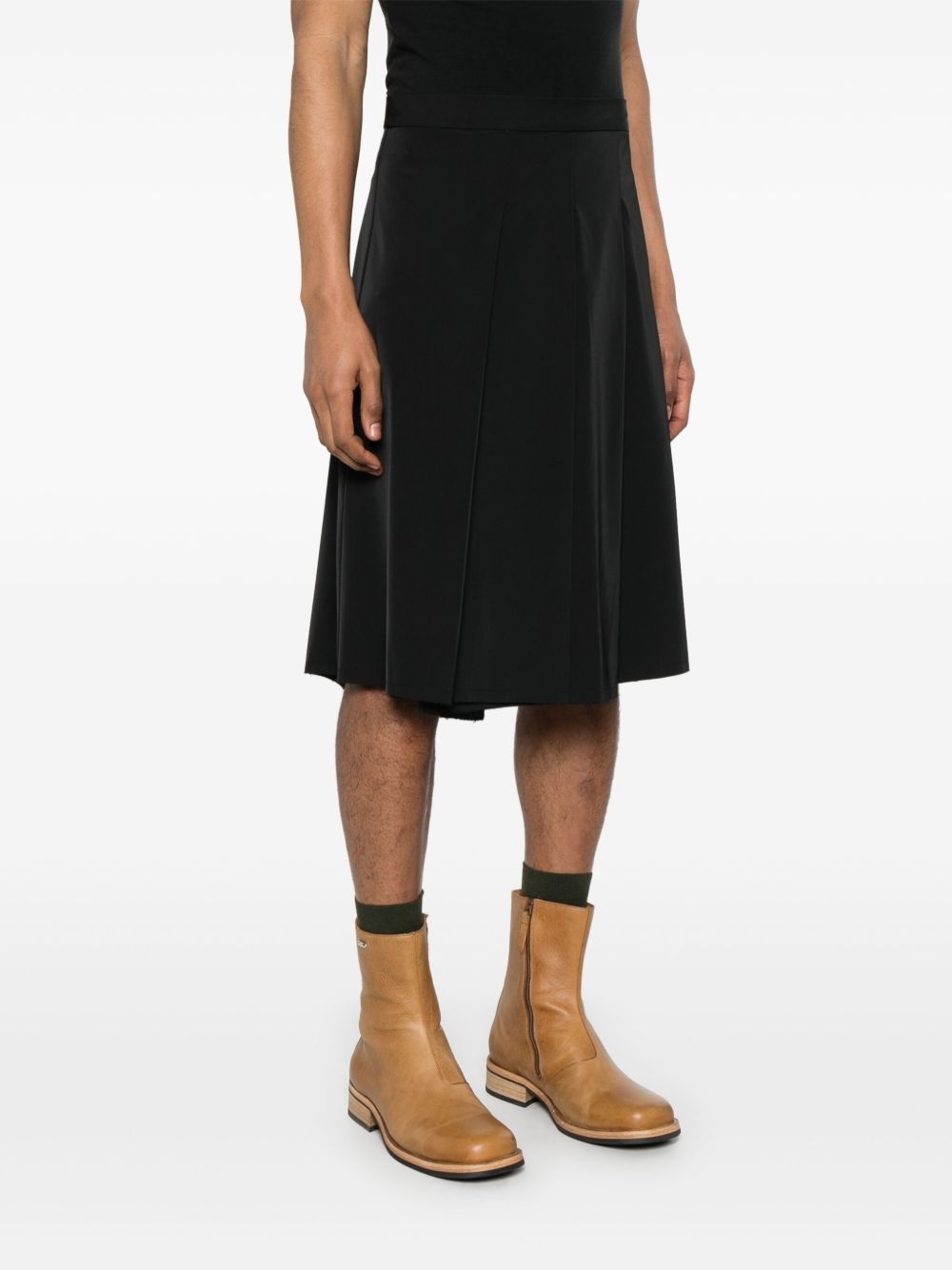 pleat-detailed skirt - 3