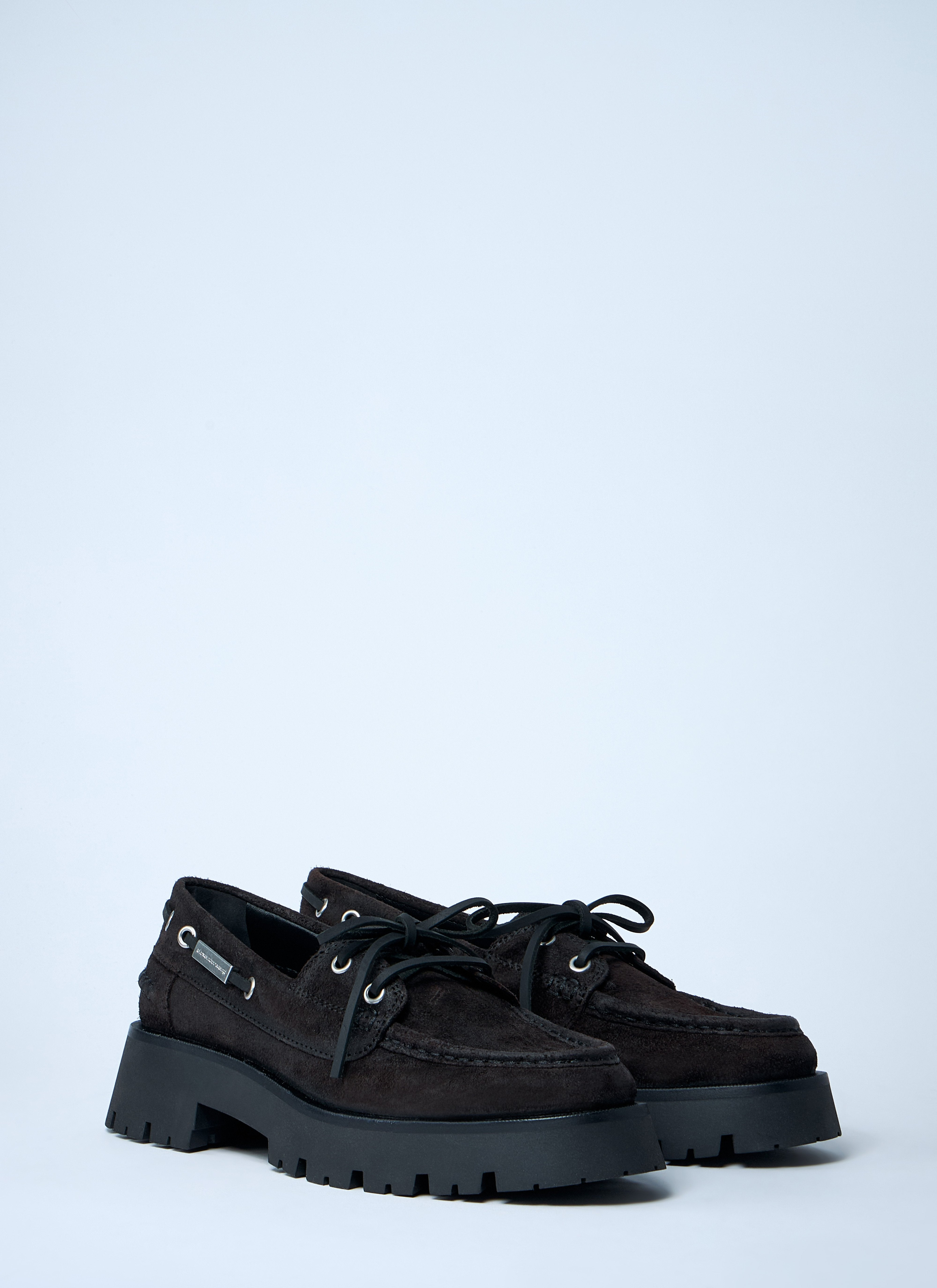 Alexander Wang Women Suede Carson Boat Loafers - 2