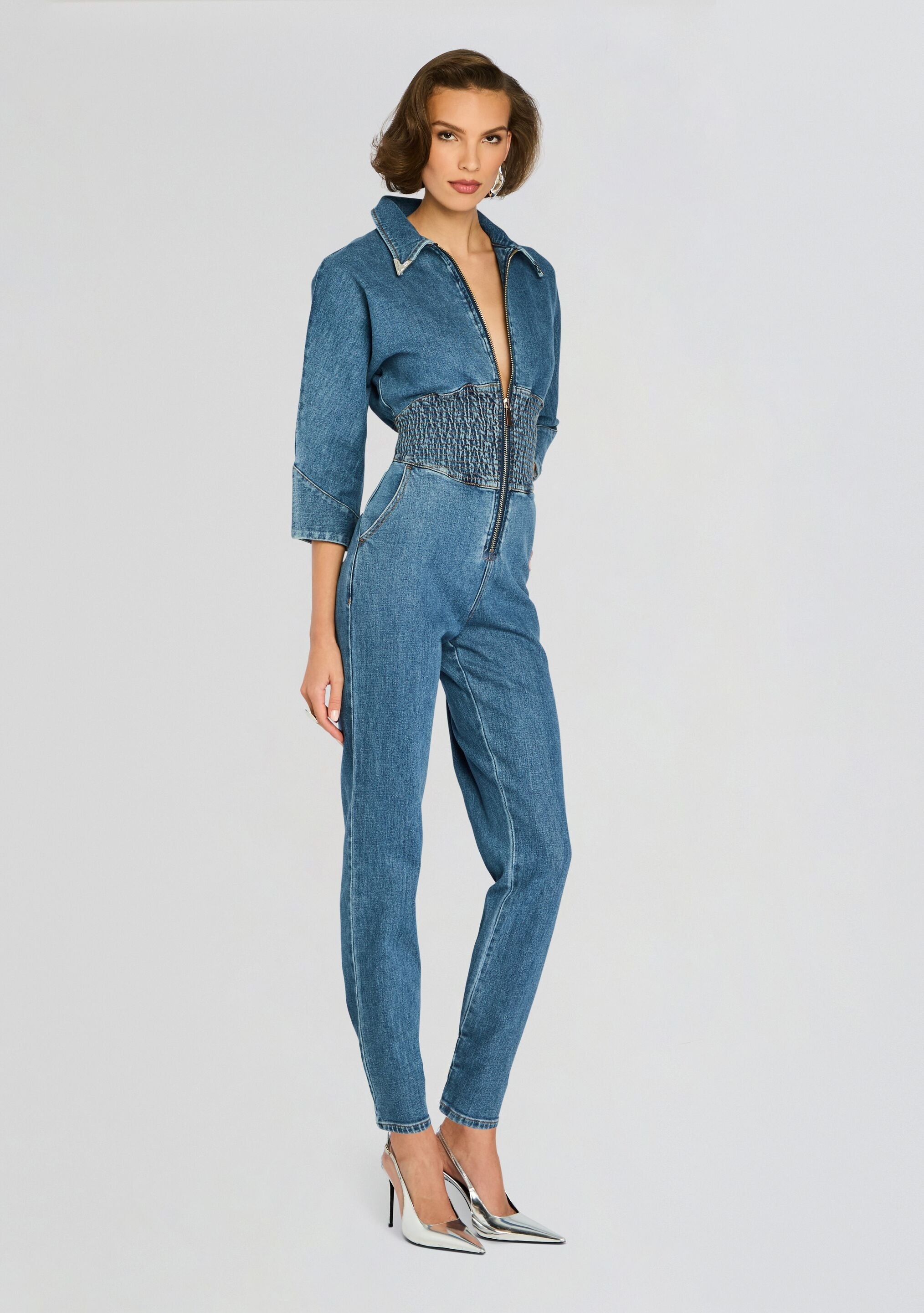 DEIDRA DENIM JUMPSUIT - 3