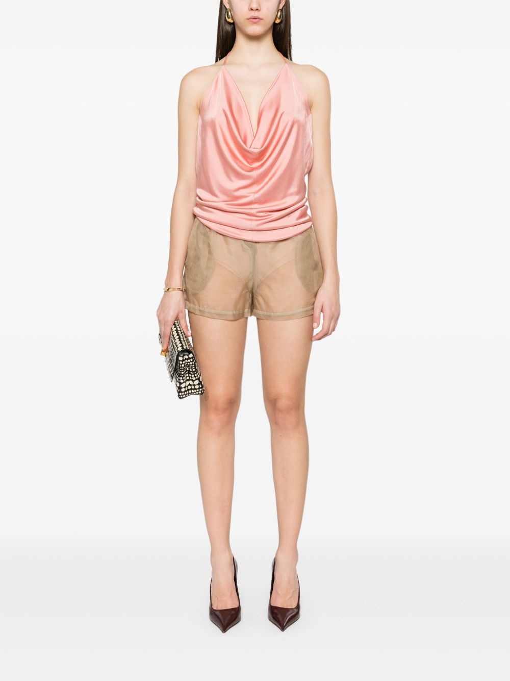 cowl-neck top - 2