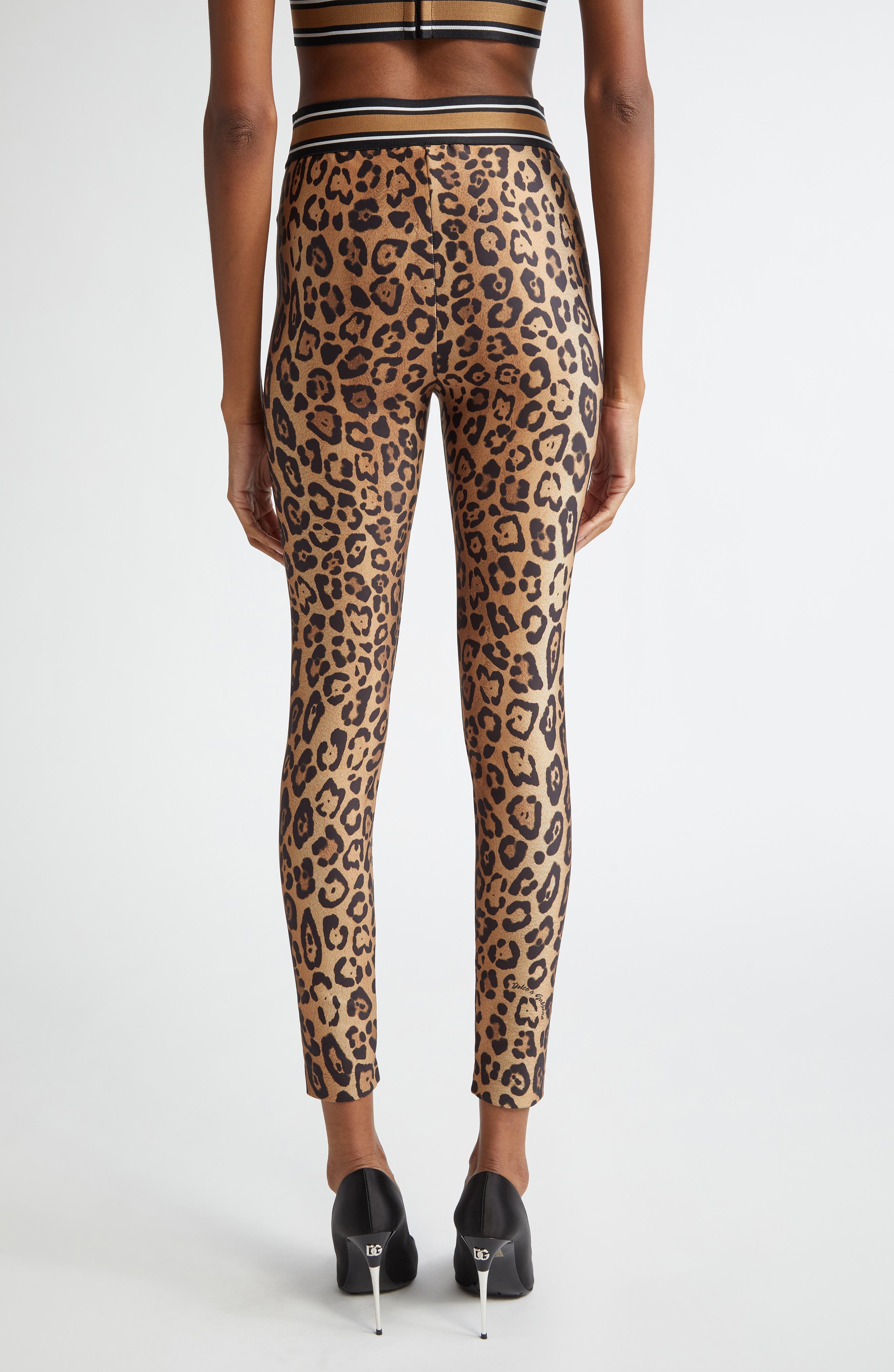 Dolce&Gabbana Leopard Print Leggings at Nordstrom - 3