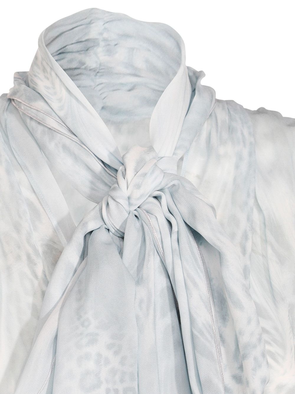 printed chiffon dress - 4