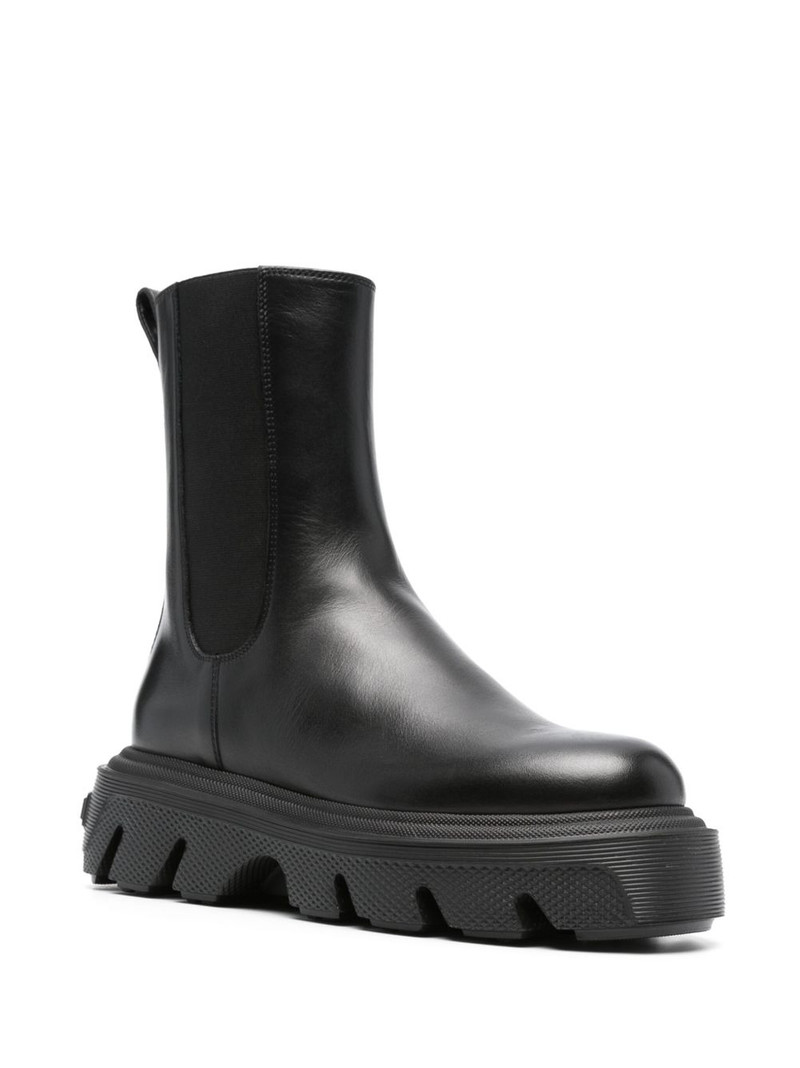 CASADEI Generation C leather ankle boots outlook