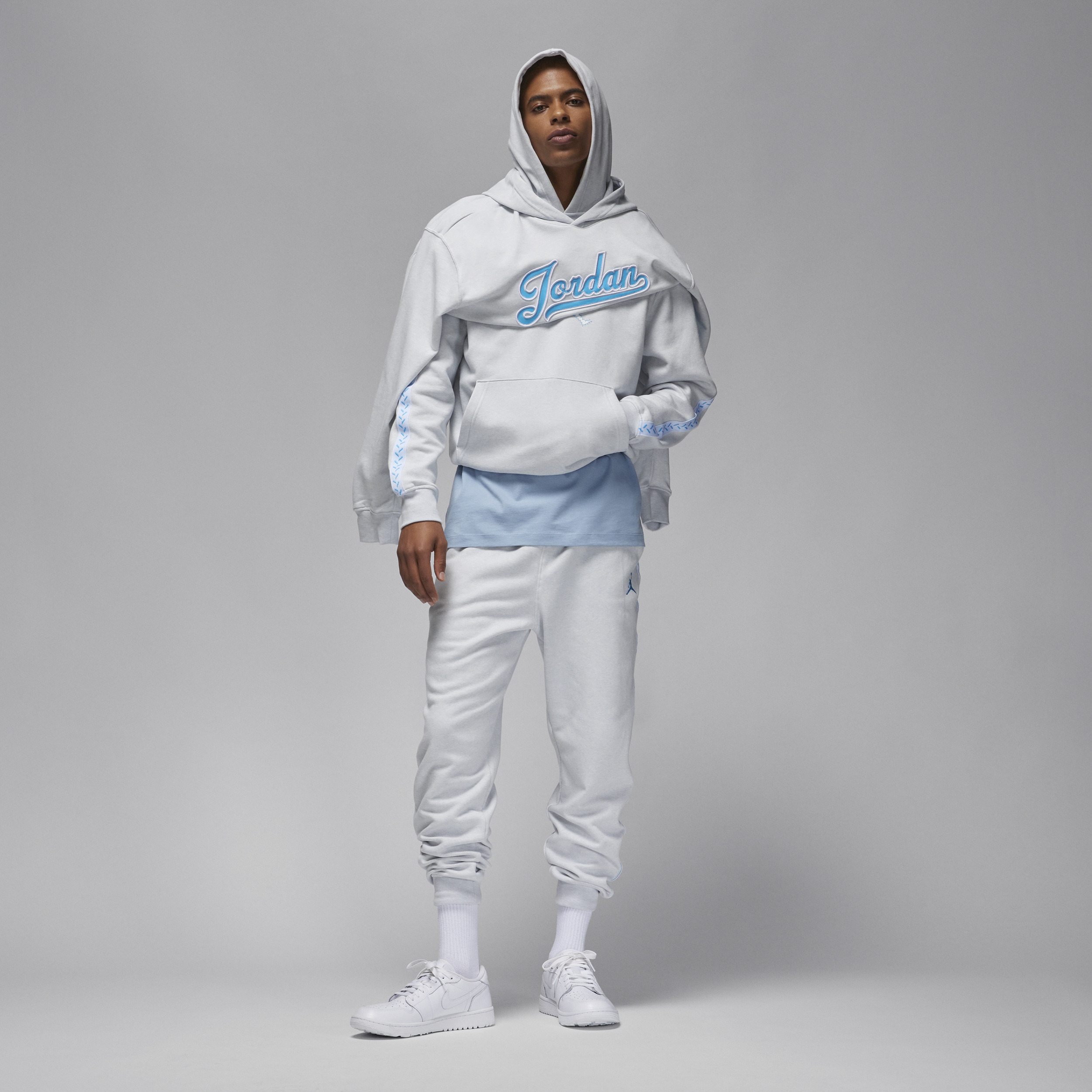 Men's Jordan Flight MVP Fleece Pullover Hoodie - 7
