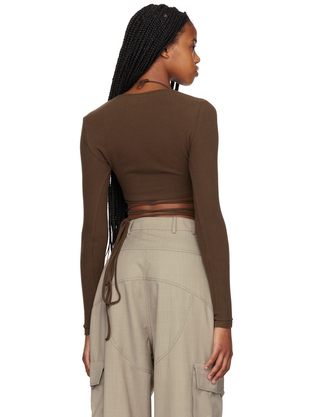 Brown Sein Long Sleeve T-Shirt - 3