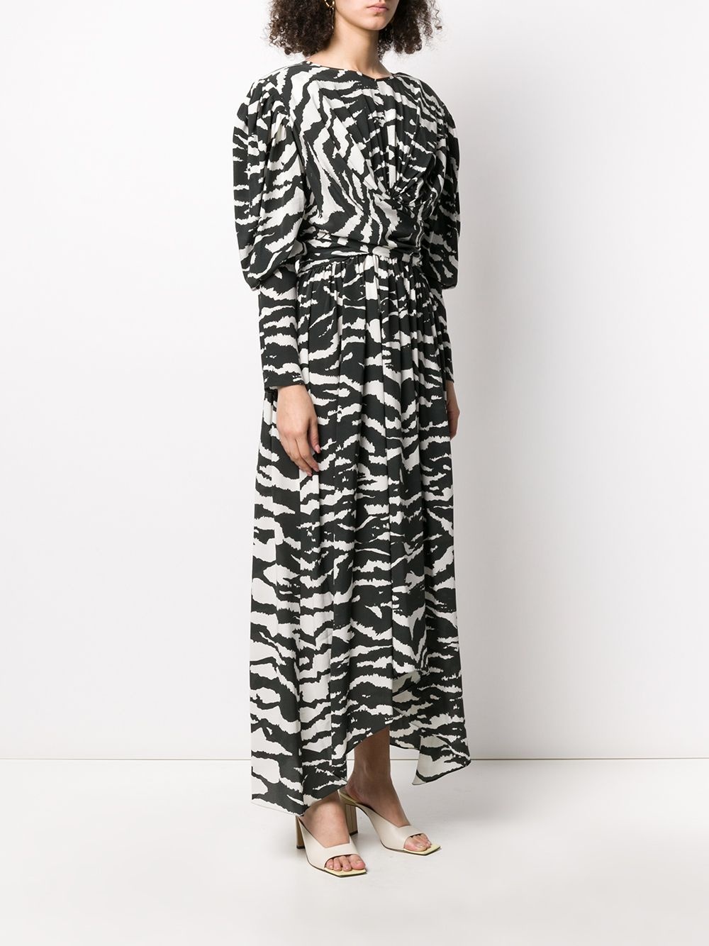 Filao zebra-print twisted-waist dress - 3