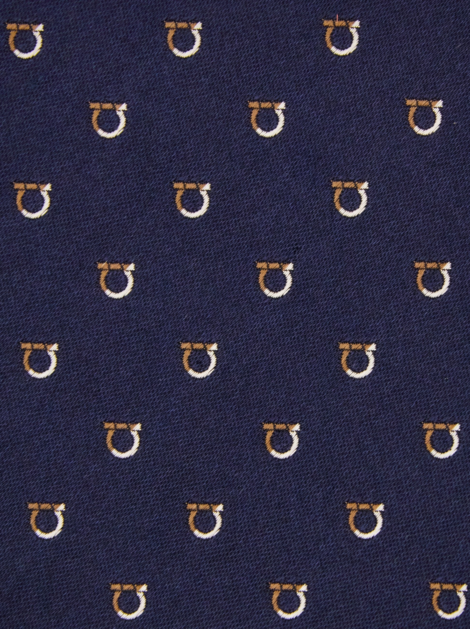 Two tone Gancini jacquard tie - 2