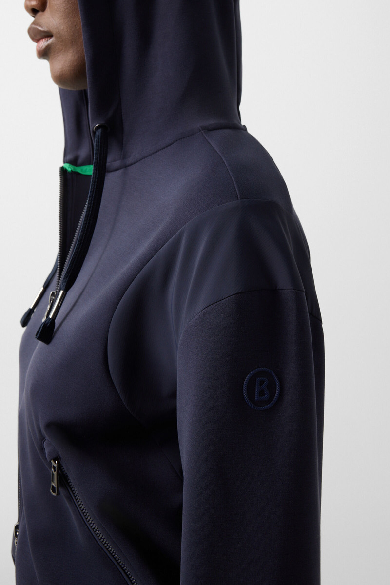 Julietta jersey jacket in Navy blue 7