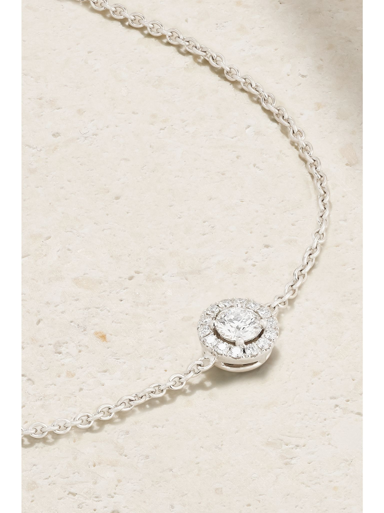 My First De Beers Aura 18-karat white gold diamond bracelet Gold - 4