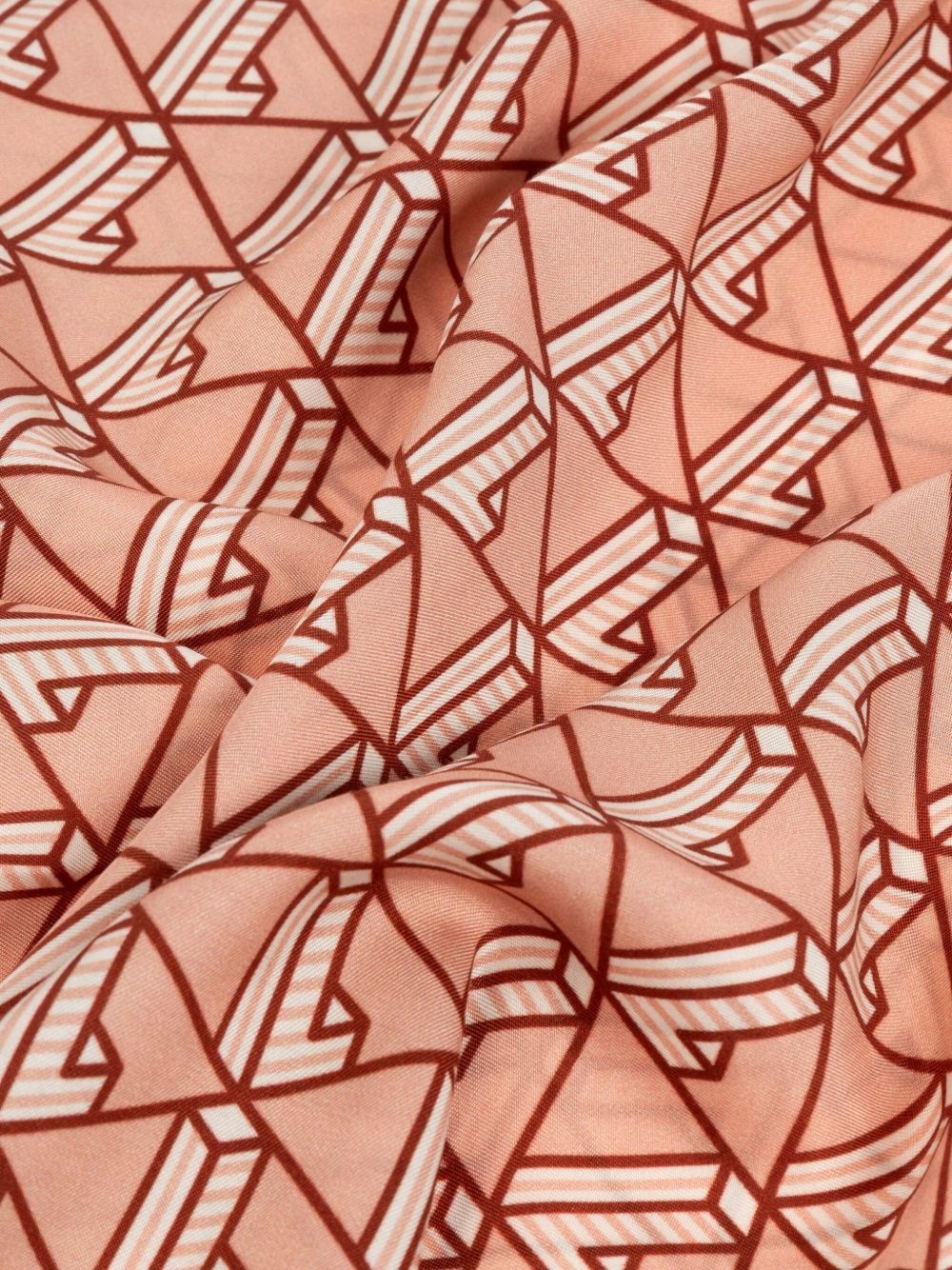 monogram-pattern scarf - 2