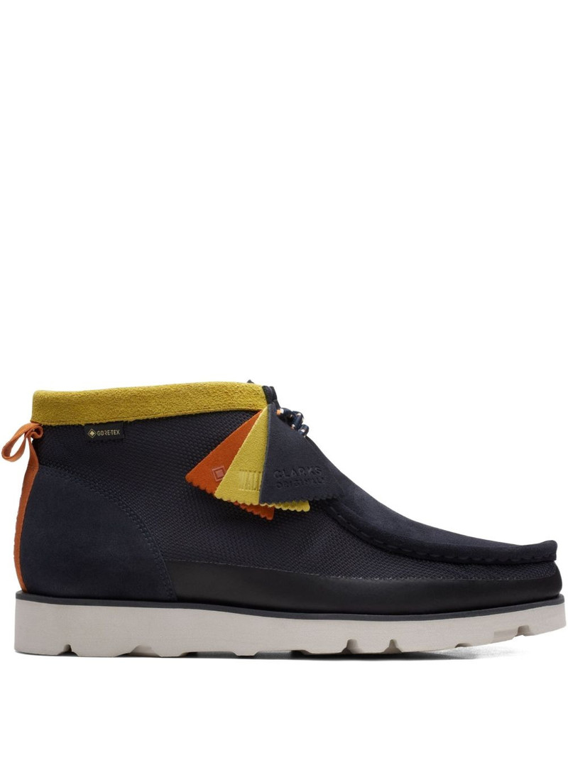 Wallabee 2.0 "Black/Yellow" desert boots 1