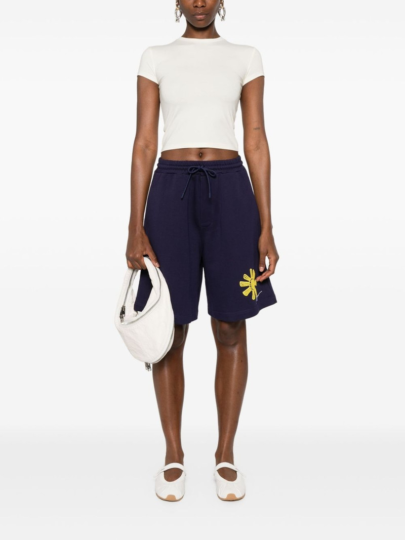 MSGM embroidered shorts outlook