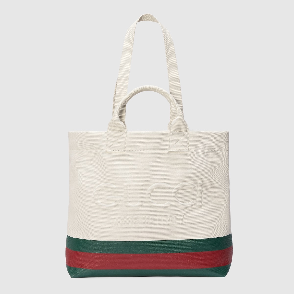 Canvas tote bag with embossed detail - 6