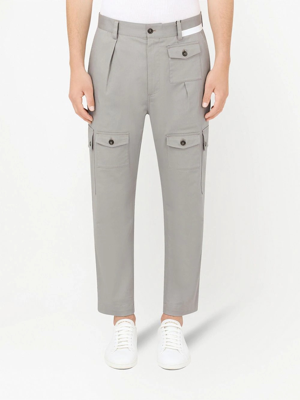 cropped cargo trousers - 3