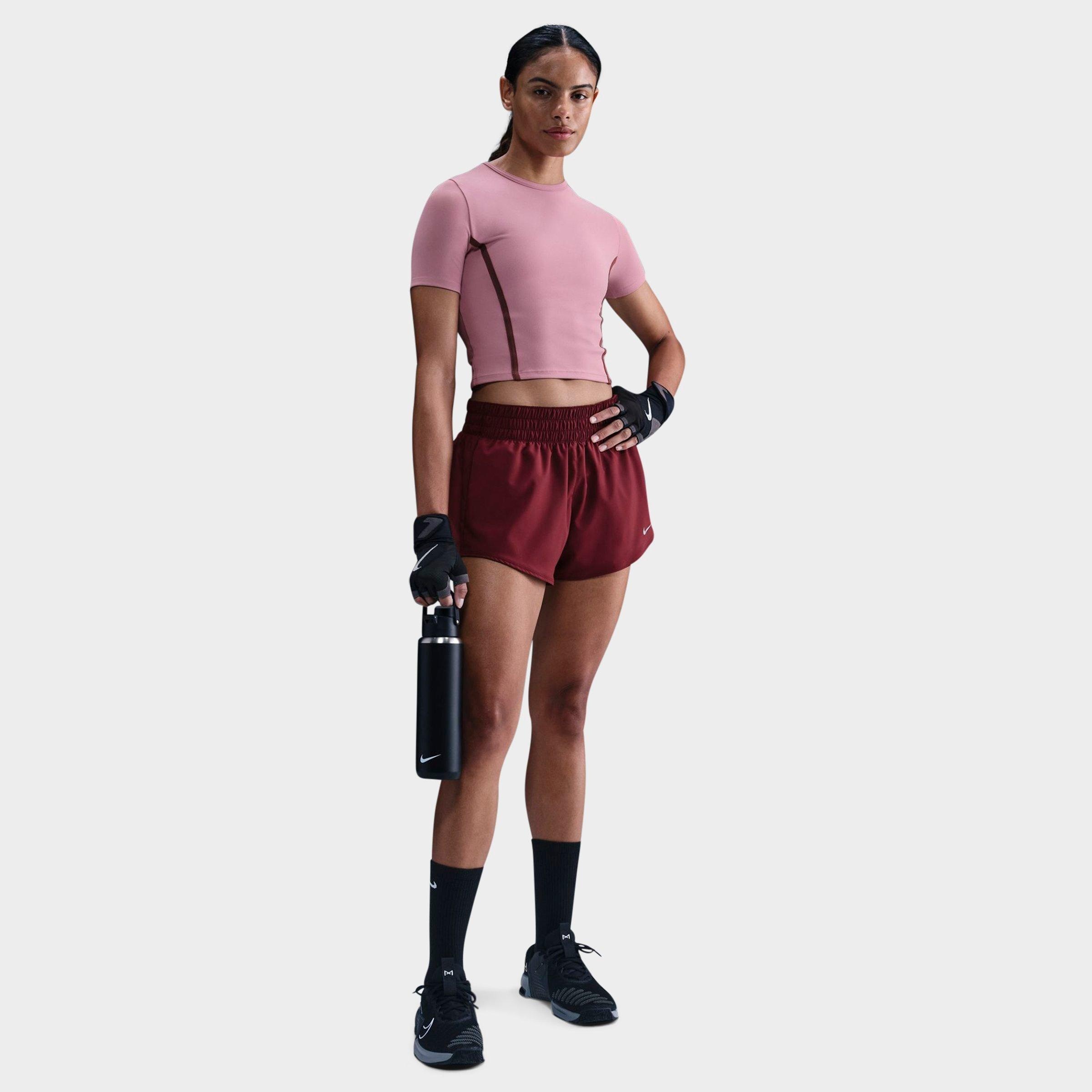 WOMEN'S NIKE ONE DRI-FIT SHORT-SLEEVE FITTED T-SHIRT - 2