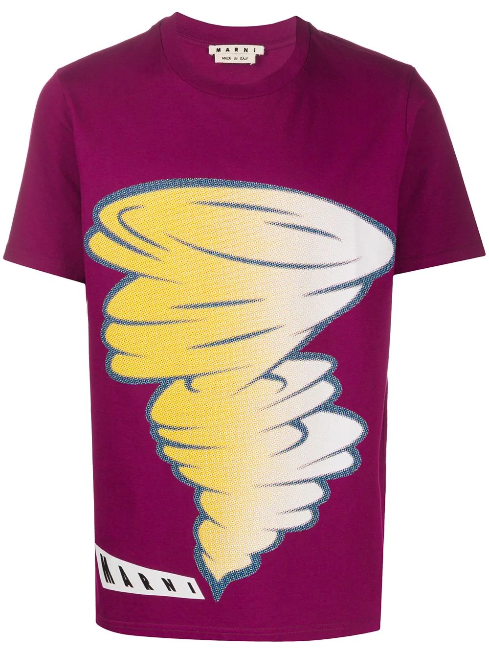 tornado print T-shirt - 1