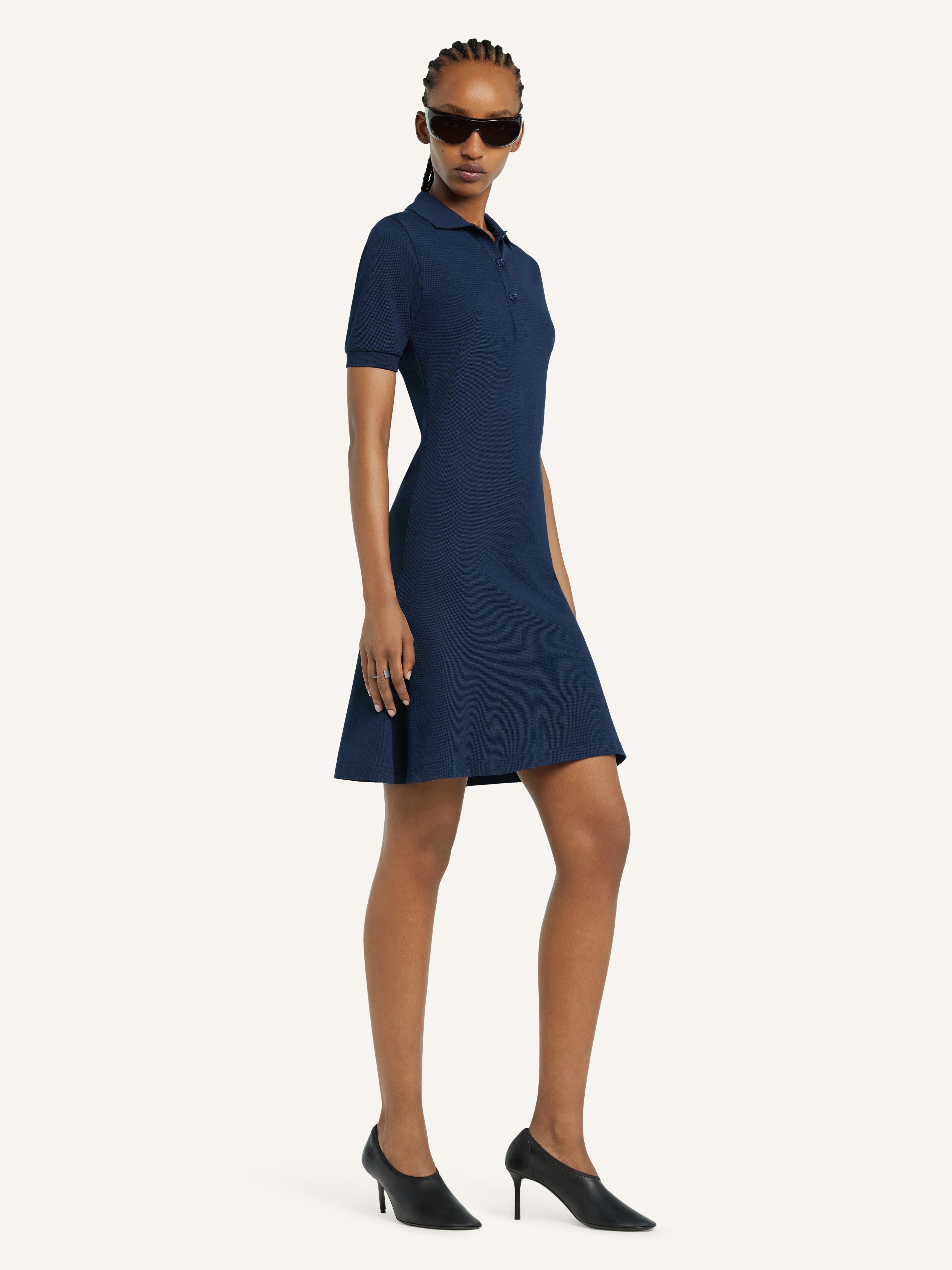 MINI PIQUÉ POLO DRESS - 3