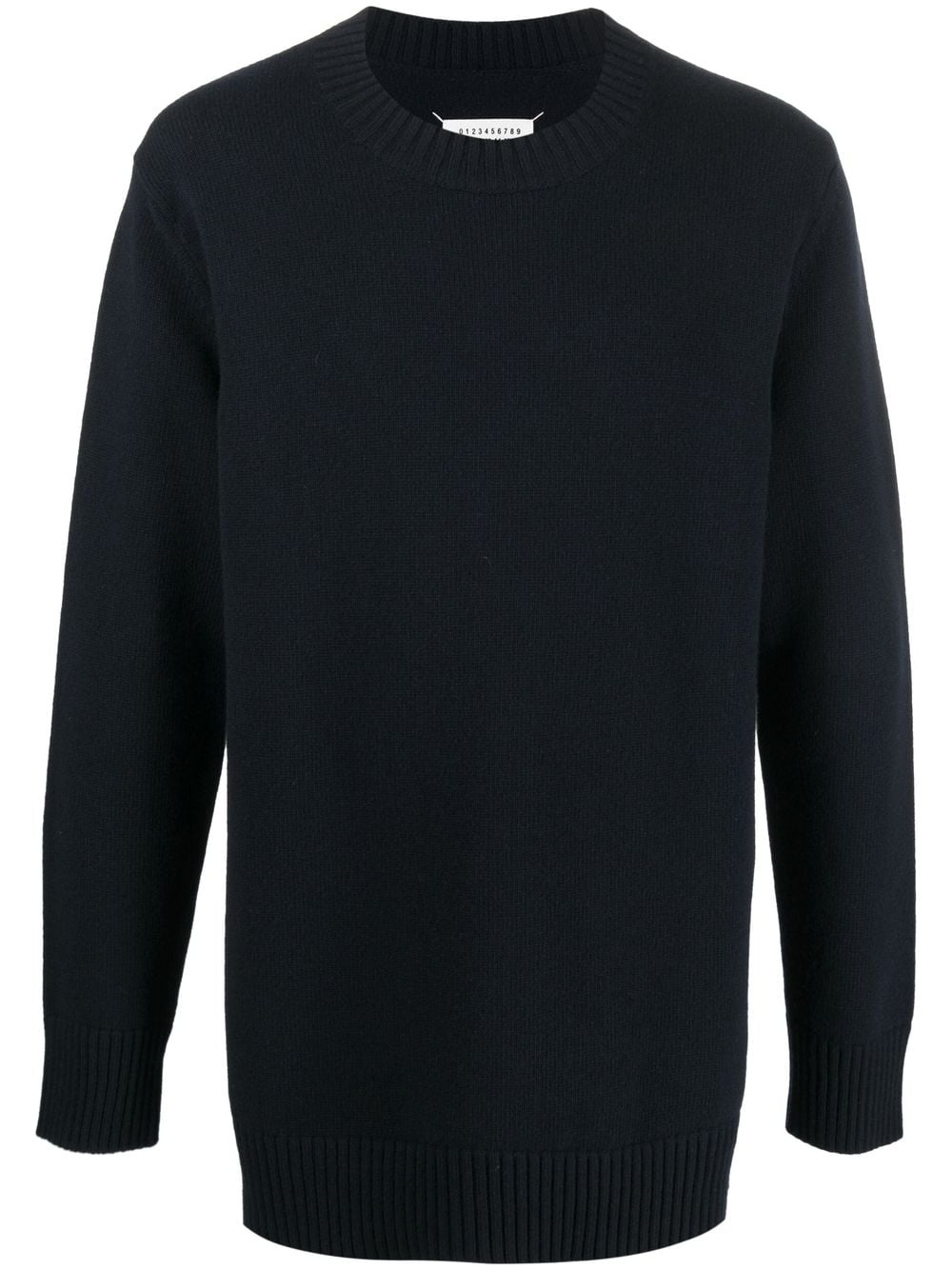 wool crew-neck jumper - 1