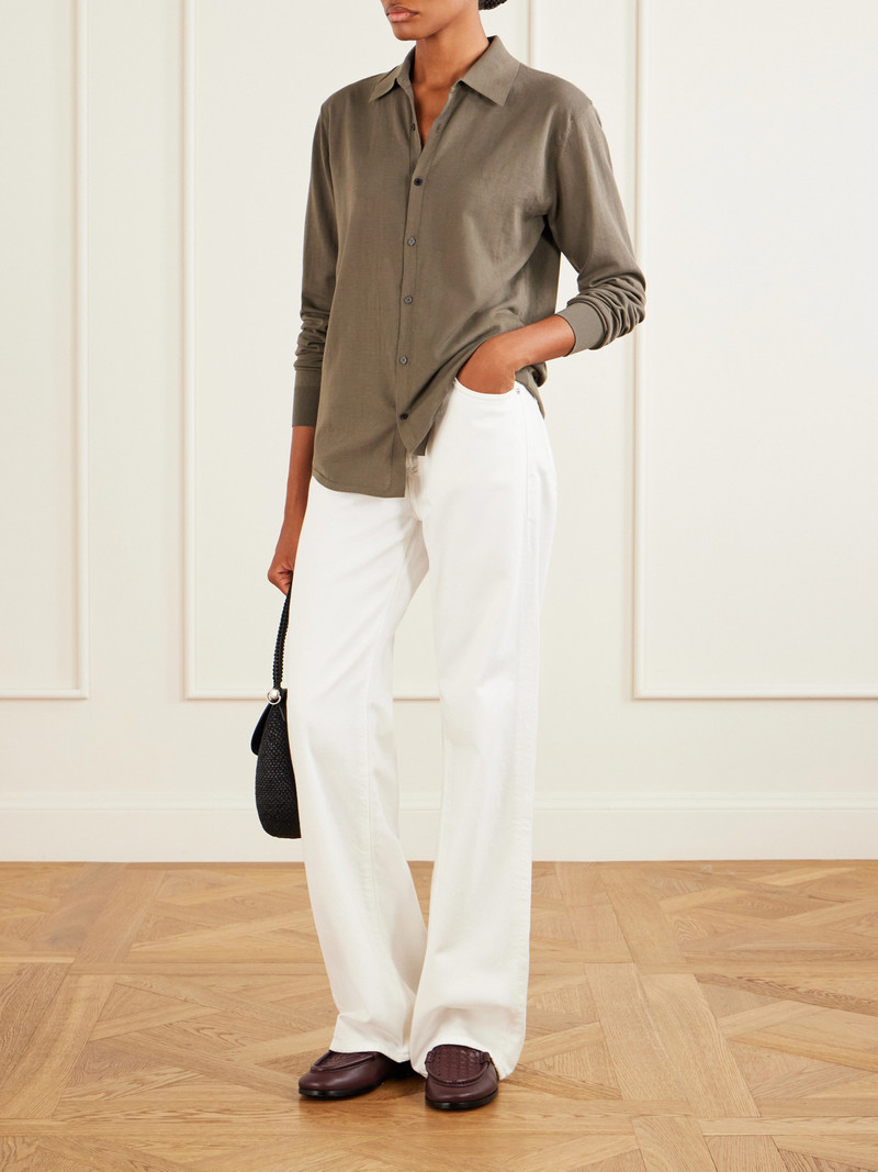 AURALEE Giza Fine Knit Cotton Shirt outlook