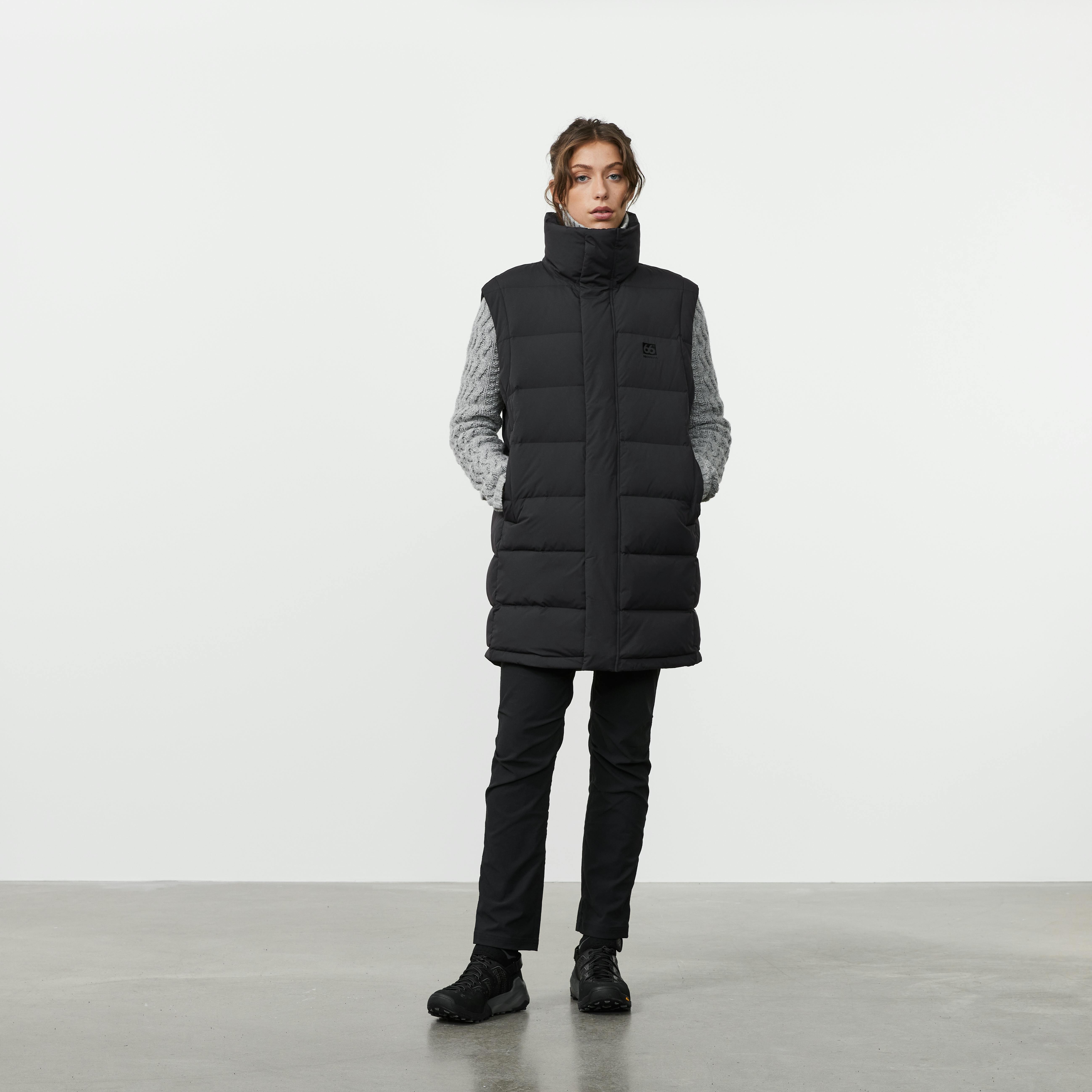 Krafla Long-length down vest (Unisex) - 4