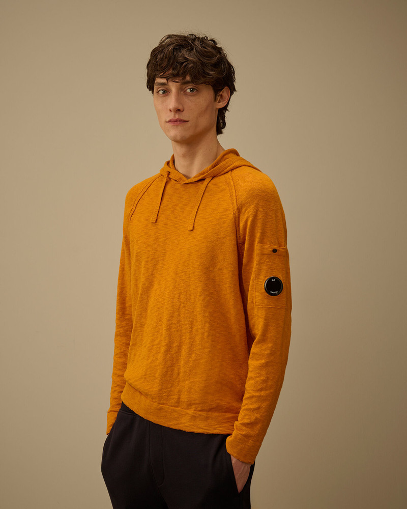 Cotton/Nylon Hooded Lens Sweater 3