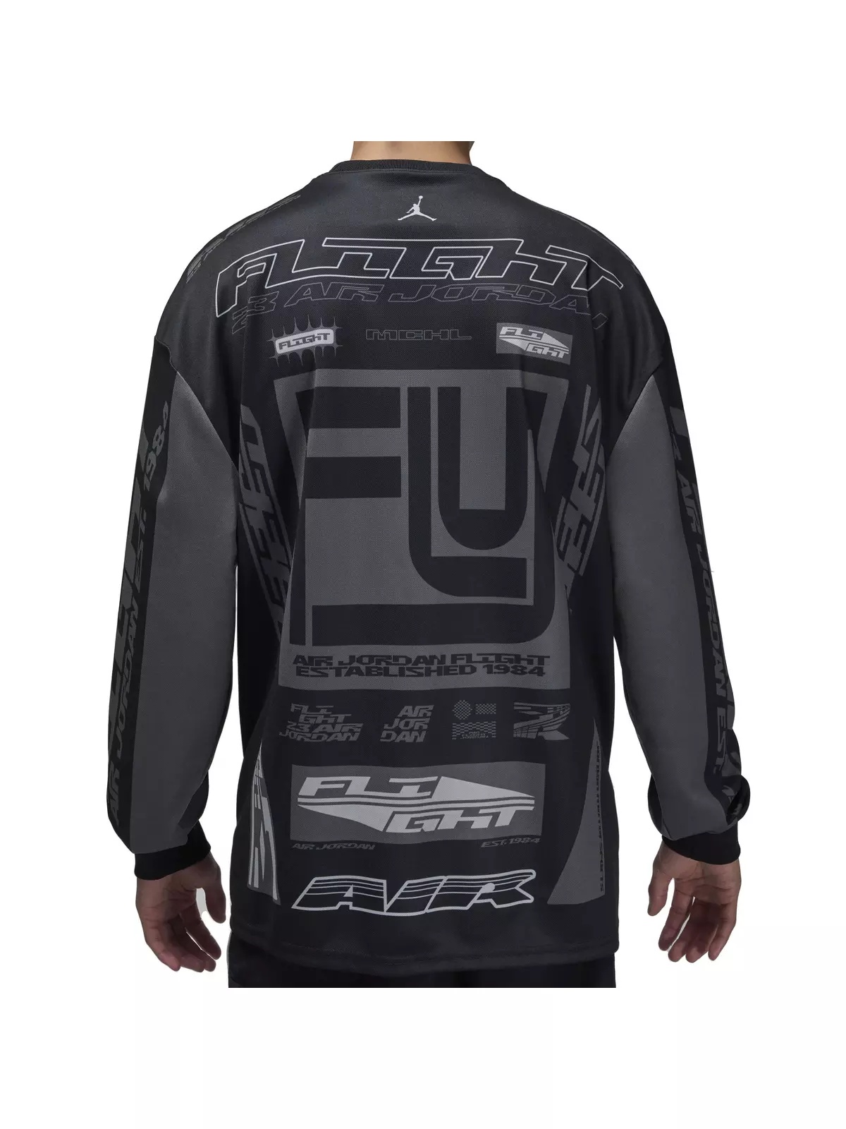 Men's MVP AOP Long-Sleeve Top -Black - 5