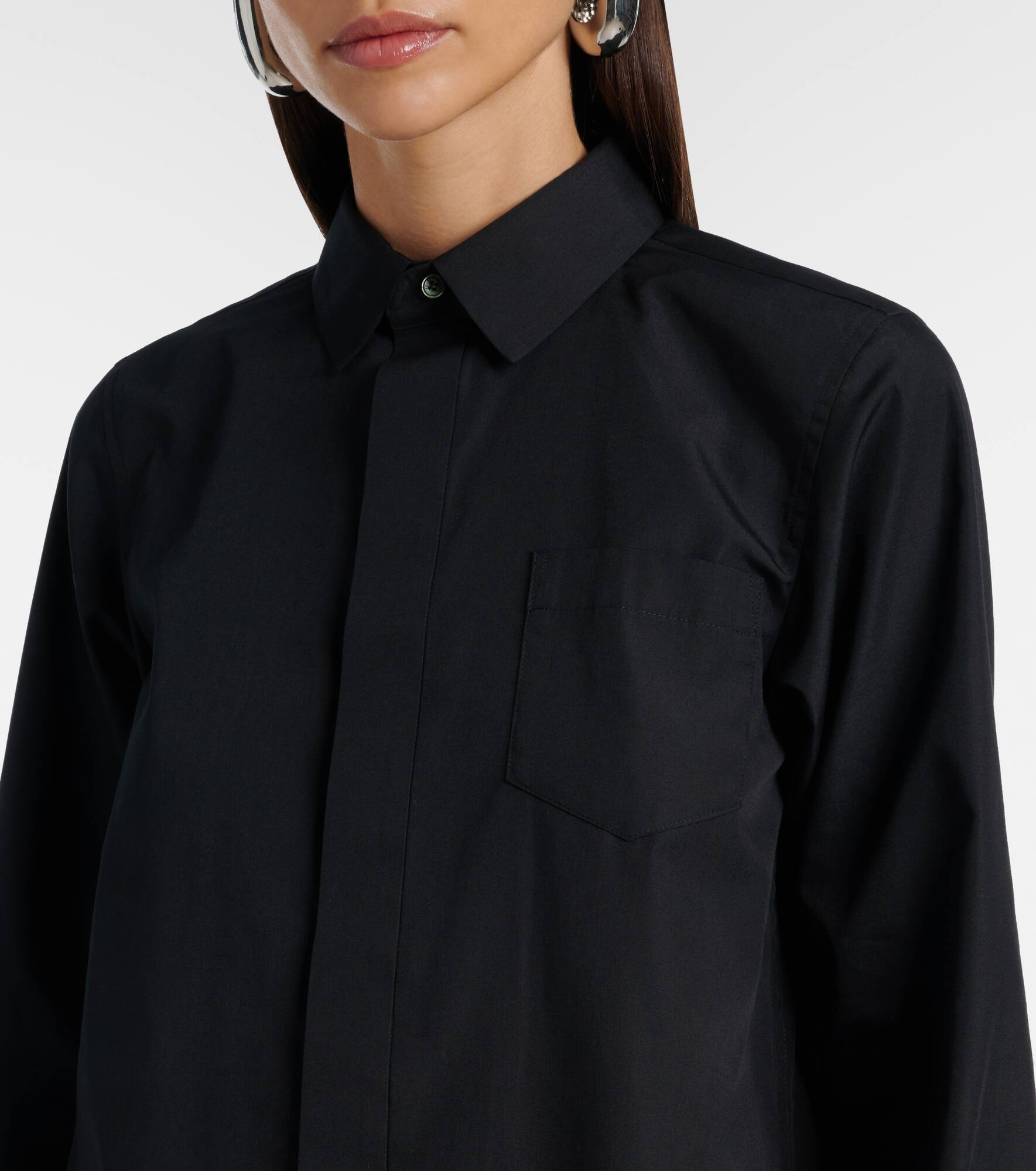 Poplin shirt dress - 4