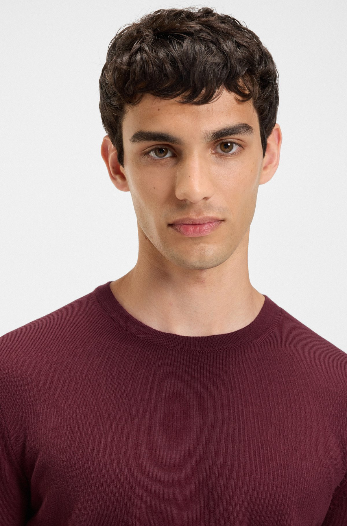 VIRGIN-WOOL SWEATER WITH EMBROIDERED LOGO - 3