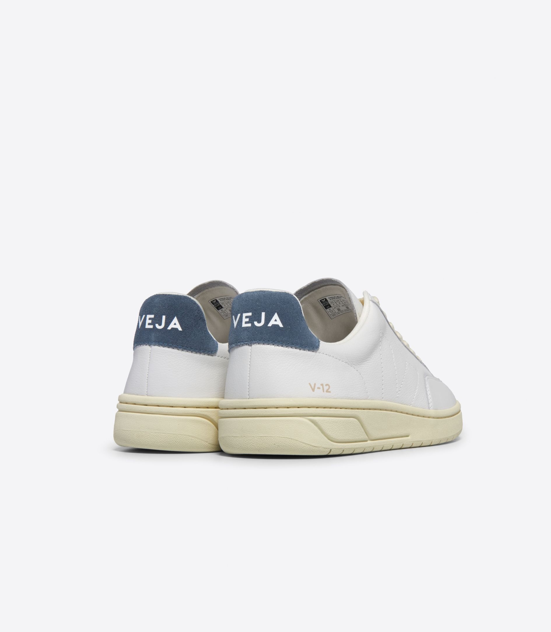 V-12 STITCH LEATHER WHITE CALIFORNIA - 3