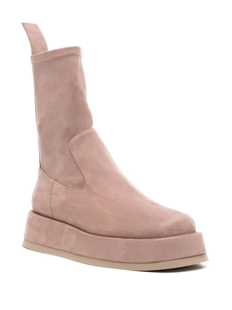 GIABORGHINI Rosie Eco Suede ankle boots outlook