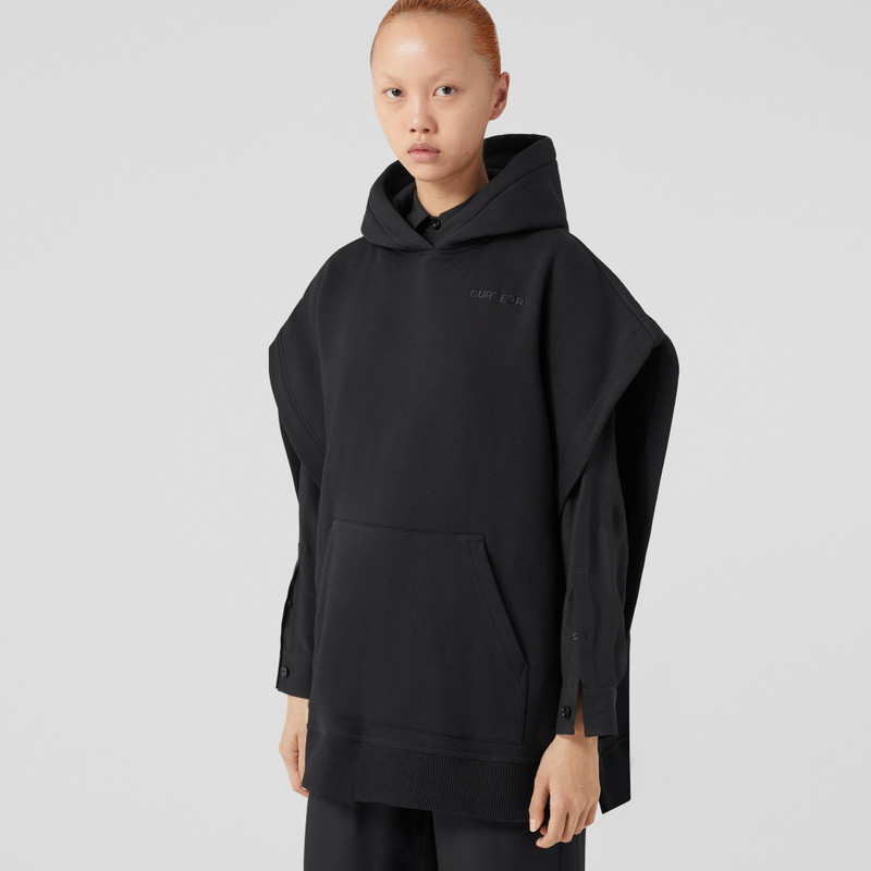 Crystal EKD Cotton Blend Hooded Poncho 5